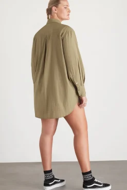 Side Split Windbreaker Shirt 406