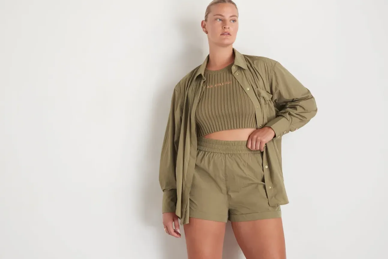 Side Split Windbreaker Shirt 406