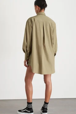 Side Split Windbreaker Shirt 406