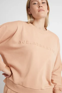 Signature Embossed Logo Crew Jumper 401