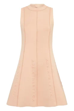 Signature Logo Spacer Knit Mini Dress 802