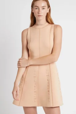 Signature Logo Spacer Knit Mini Dress 802