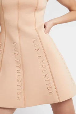 Signature Logo Spacer Knit Mini Dress 802