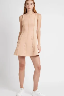 Signature Logo Spacer Knit Mini Dress 802