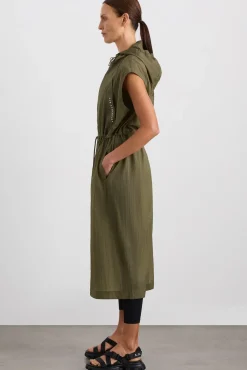 Sleeveless Hooded Trench 783