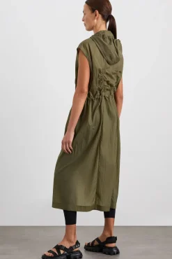 Sleeveless Hooded Trench 783