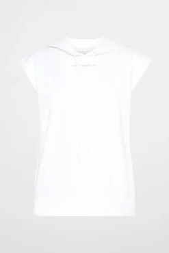 Sleeveless Logo Hoodie 402