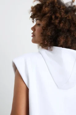 Sleeveless Logo Hoodie 402