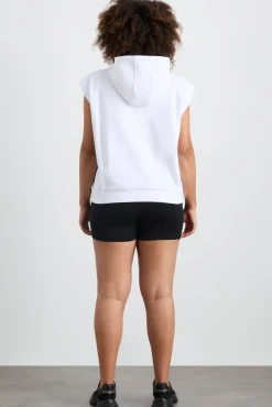 Sleeveless Logo Hoodie 402