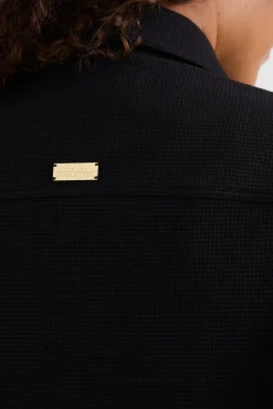 Sleeveless Waffle Jacket 785