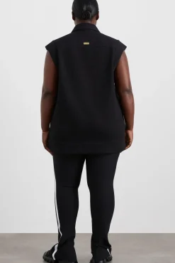 Sleeveless Waffle Jacket 785