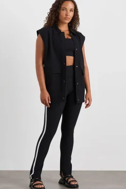 Sleeveless Waffle Jacket 785