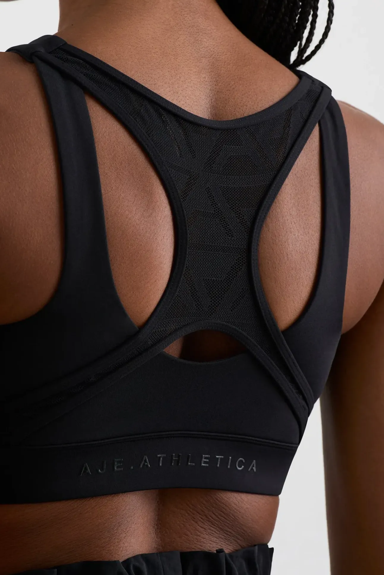 Spiderback Logo Mesh Bra 369