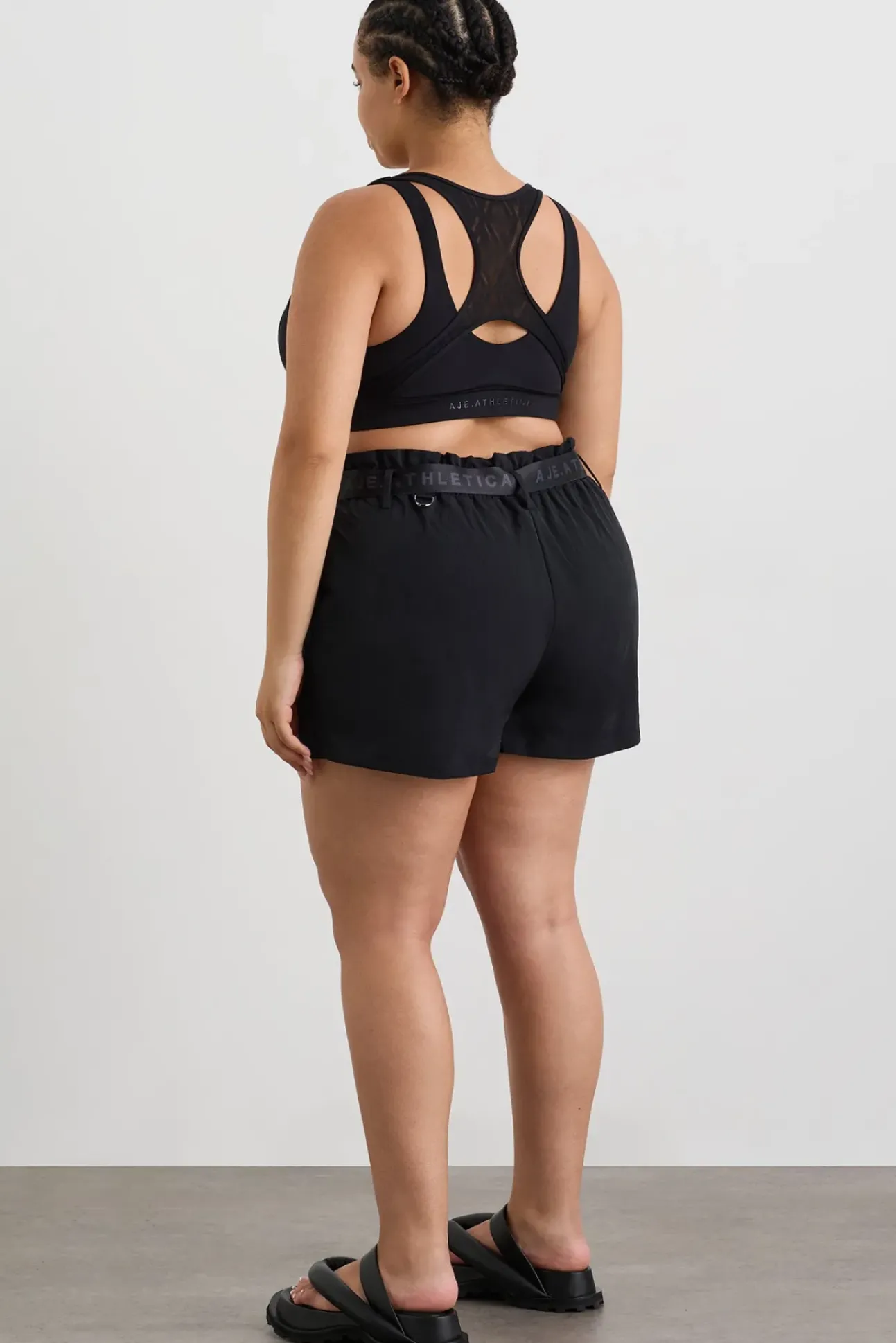 Spiderback Logo Mesh Bra 369