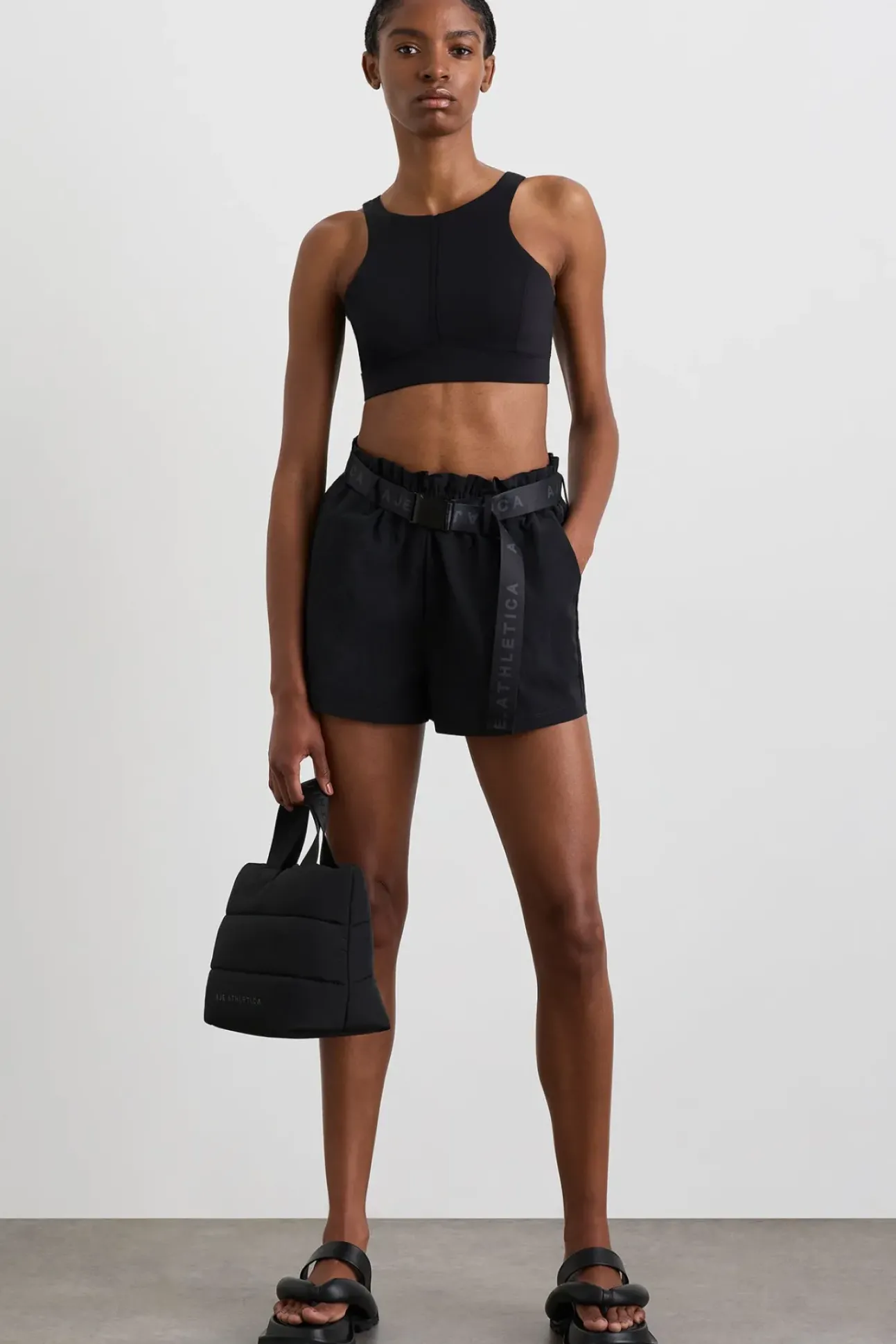 Spiderback Logo Mesh Bra 369