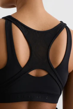 Spiderback Logo Mesh Bra 369