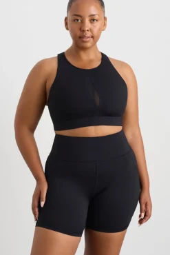 Spliced Mesh Sports Bra 370