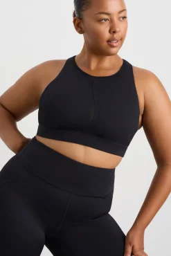 Spliced Mesh Sports Bra 370