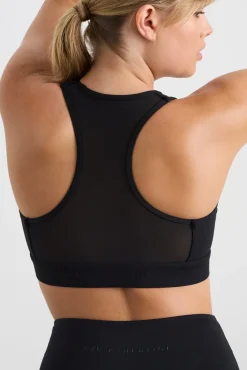 Spliced Mesh Sports Bra 370