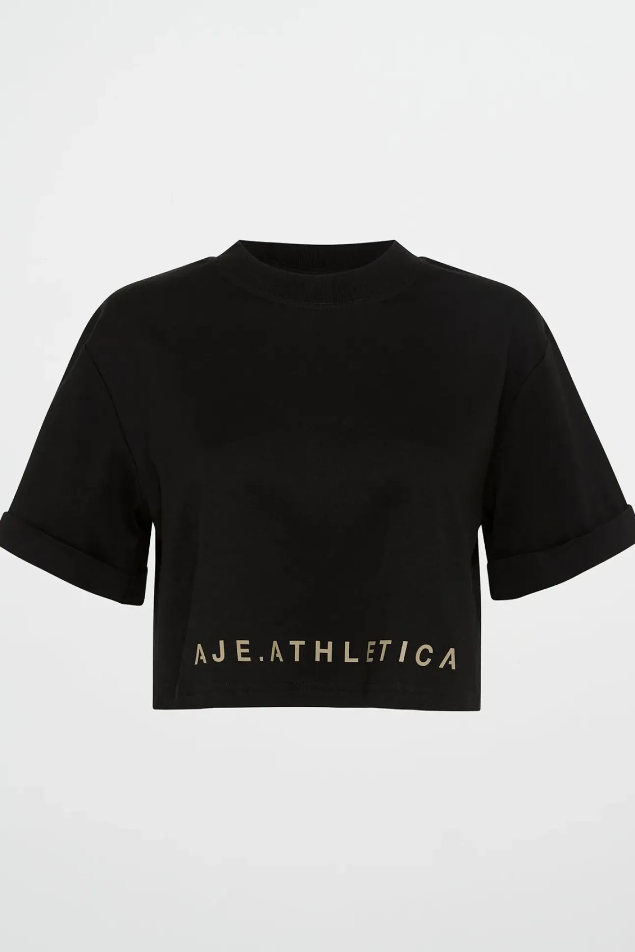 Split Back Crop Tee 114