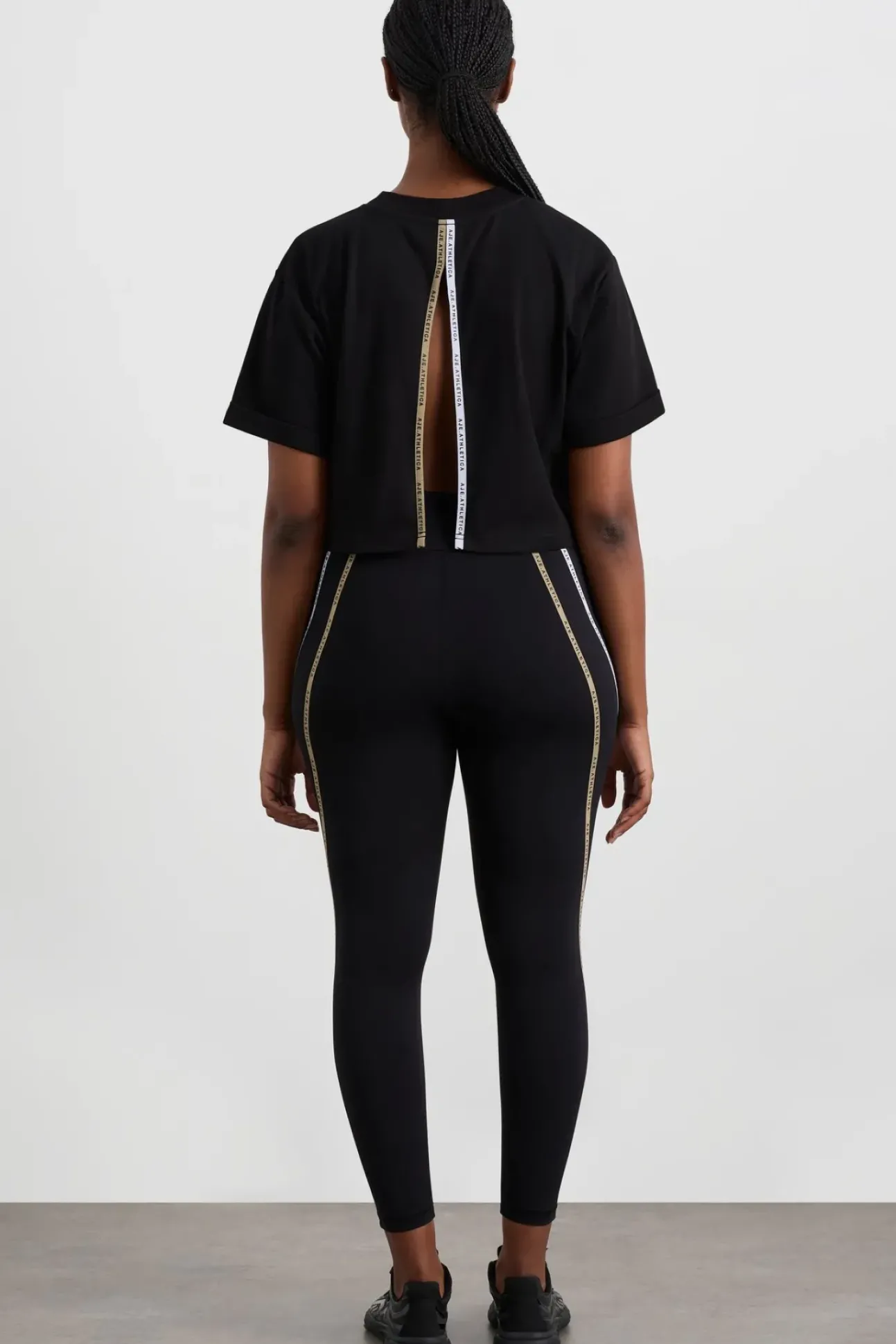 Split Back Crop Tee 114