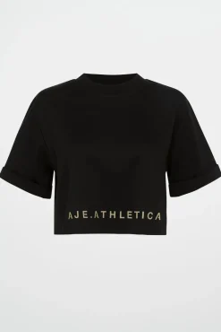 Split Back Crop Tee 114