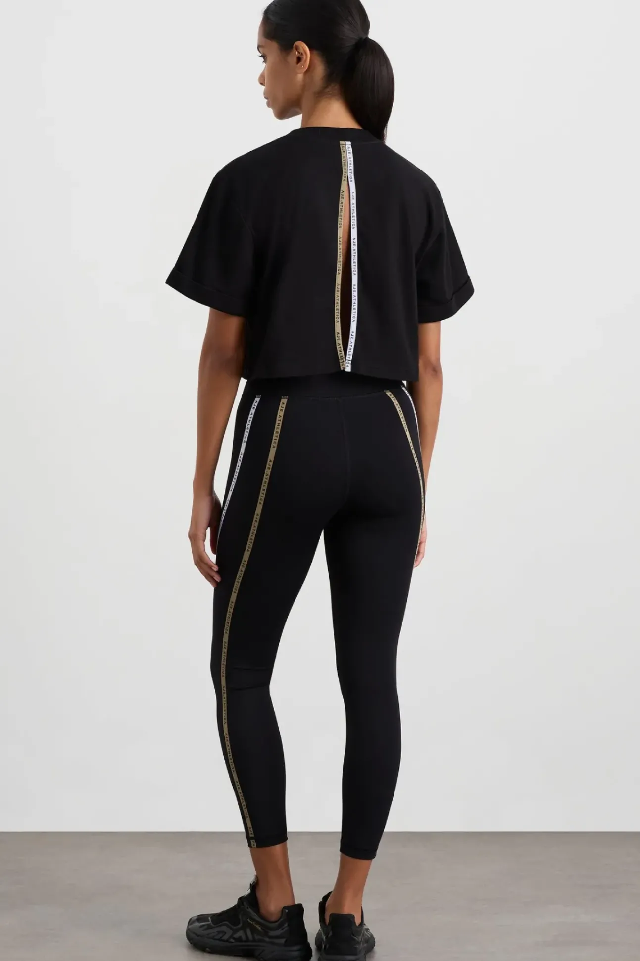 Split Back Crop Tee 114