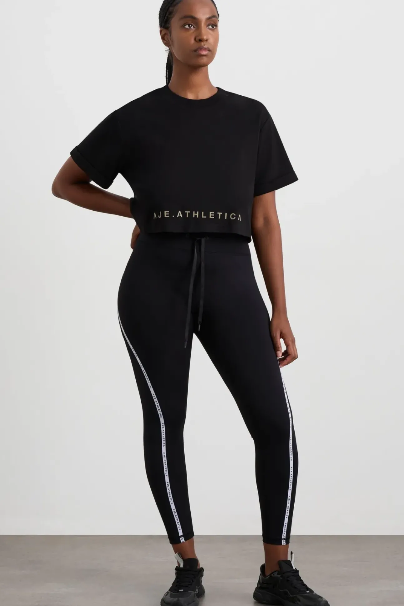 Split Back Crop Tee 114