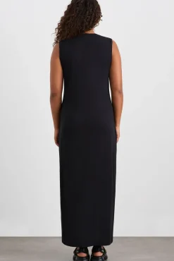 Split Hem Jersey Dress 816