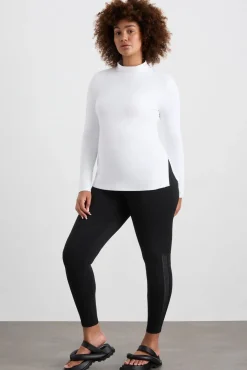 Split Hem Mock Top 434