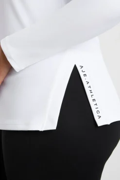 Split Hem Mock Top 434