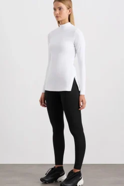 Split Hem Mock Top 434