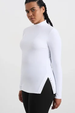 Split Hem Mock Top 434