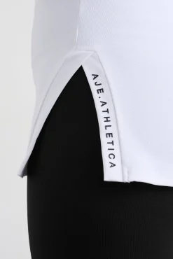 Split Hem Mock Top 434