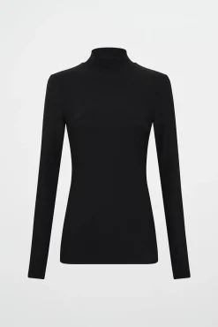 Split Hem Mock Top 434