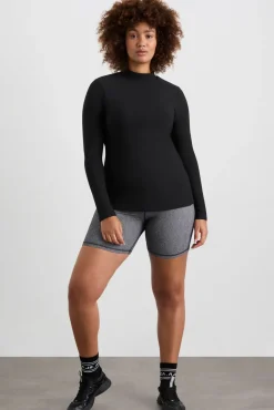 Split Hem Mock Top 434