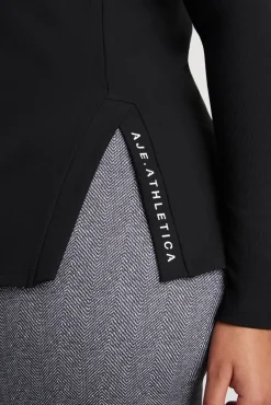 Split Hem Mock Top 434