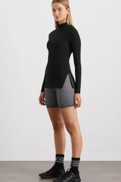 Split Hem Mock Top 434