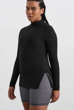 Split Hem Mock Top 434