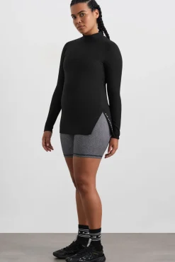 Split Hem Mock Top 434