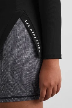 Split Hem Mock Top 434