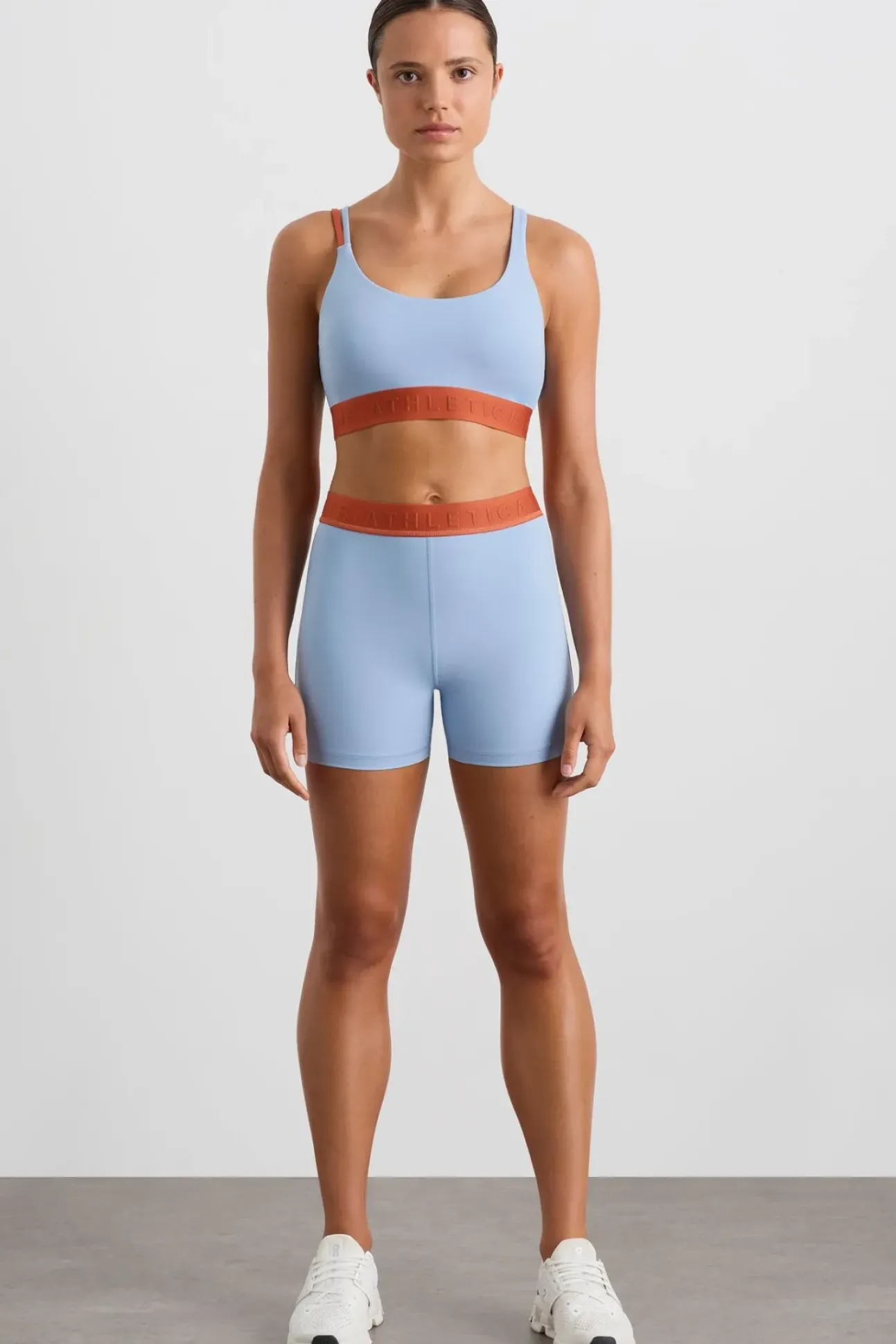 Split Strap Logo Bra 366