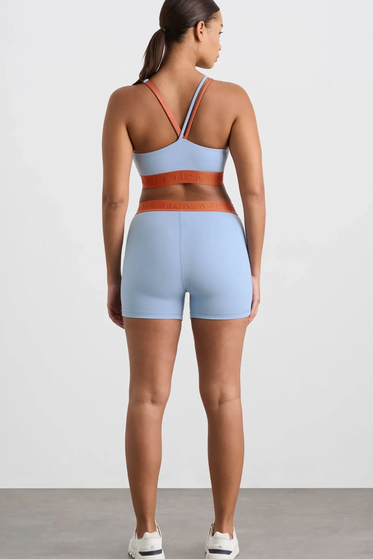 Split Strap Logo Bra 366