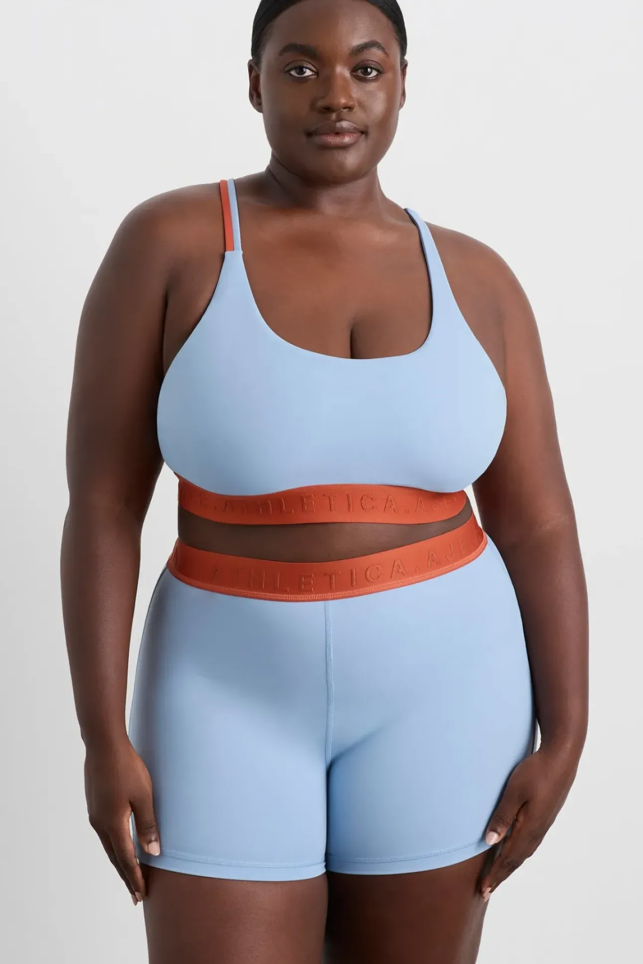 Split Strap Logo Bra 366