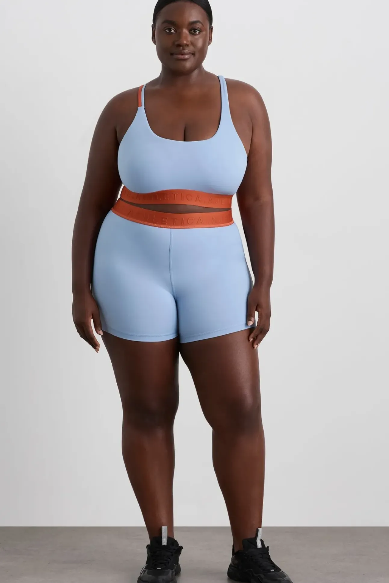 Split Strap Logo Bra 366