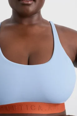 Split Strap Logo Bra 366