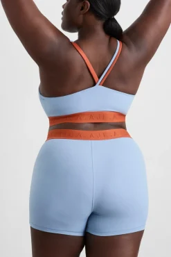 Split Strap Logo Bra 366