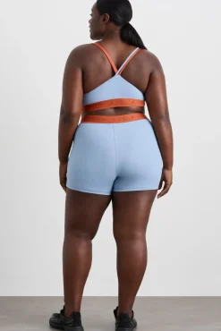 Split Strap Logo Bra 366