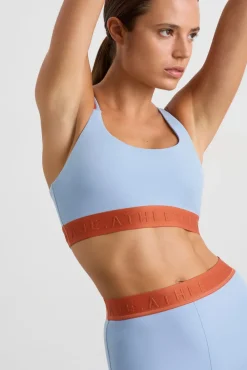 Split Strap Logo Bra 366