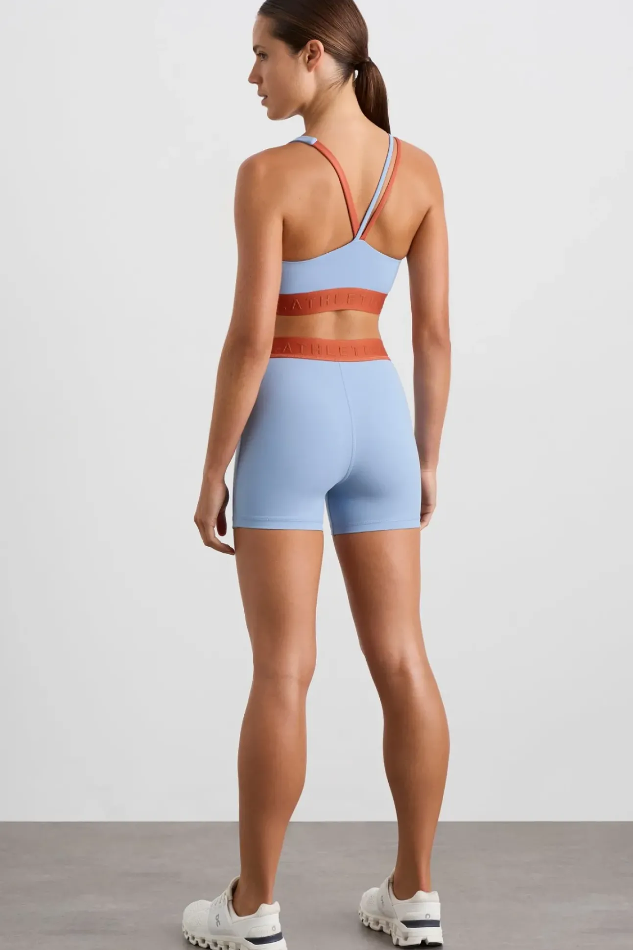 Split Strap Logo Bra 366